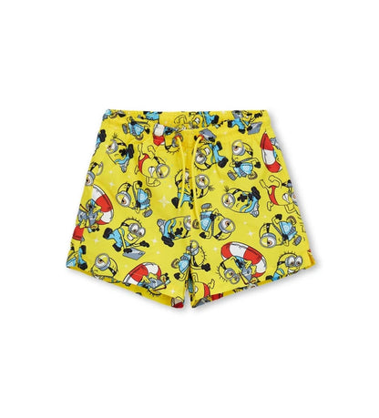 Παιδικό μαγιό βερμούδα για αγόρι 5-14 ετών με Minions allover print Original Marines.