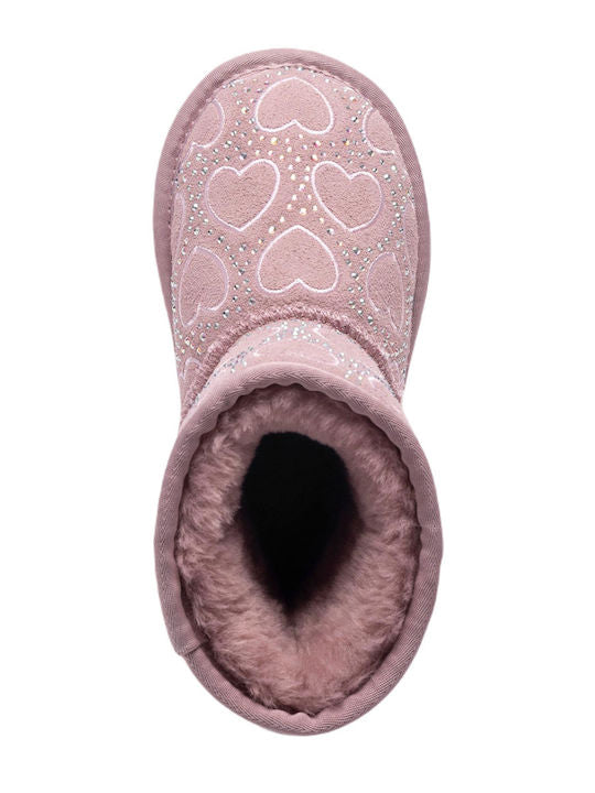 Lelli Kelly Μποτάκι με Γούνα και Καρδούλες FF24