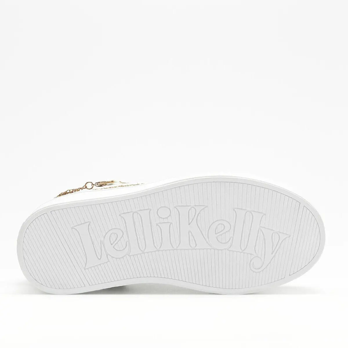 Lelli Kelly Sneaker με Χρυσά Γκλίτερ και Αλυσίδα  