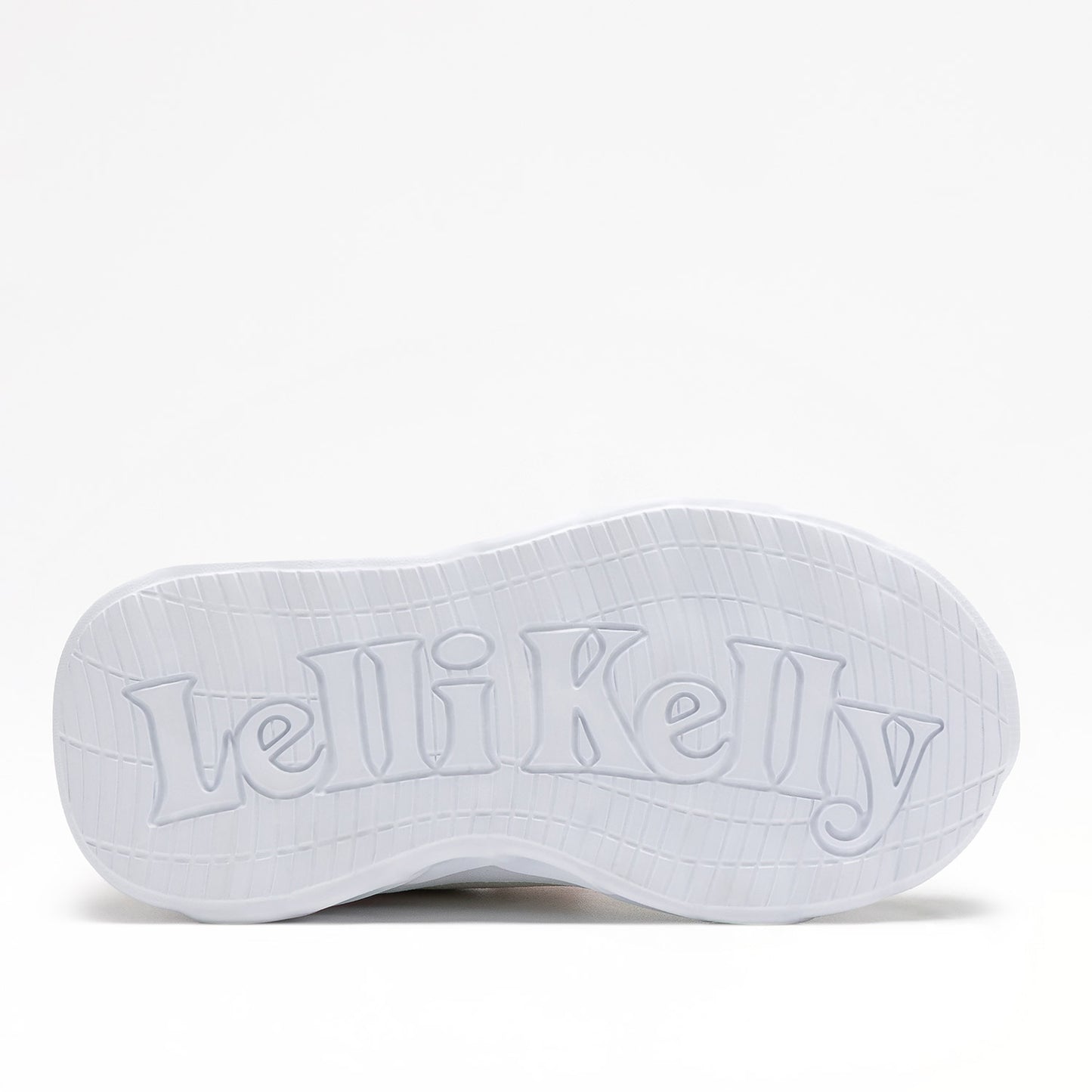 Η αντιολισθητική σόλα του Lelli Kelly sneaker με το ανάγλυφο λογότυπο της εταιρείας.