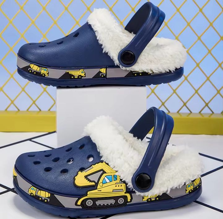 Αγορίστικο σαμπό τύπου Crocs με σχέδια — ποιοτικά, άνετα και διασκεδαστικά για κάθε μικρό εξερευνητή!