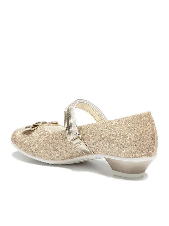 παιδική μπαρέτα κοριτσιού lelli kelly χρυσή με φιόγκο κομψή για επίσημες εμφανίσεις άνοιξη καλοκαίρι