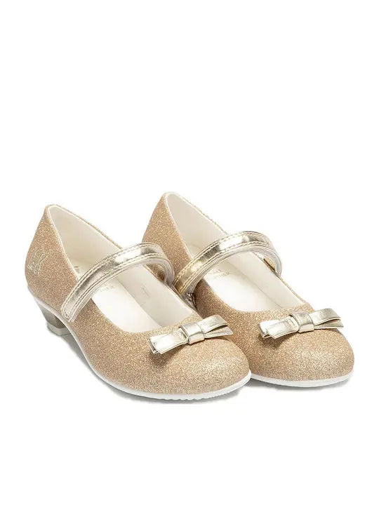 παιδική μπαρέτα κοριτσιού lelli kelly χρυσή με φιόγκο κομψή για επίσημες εμφανίσεις άνοιξη καλοκαίρι