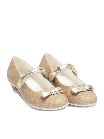 παιδική μπαρέτα κοριτσιού lelli kelly χρυσή με φιόγκο κομψή για επίσημες εμφανίσεις άνοιξη καλοκαίρι