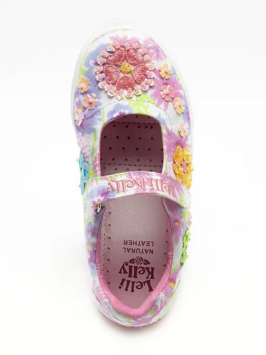 παιδική μπαρέτα κοριτσιού Lelli Kelly με λουλουδάκια άνετη και κομψή για άνοιξη και καλοκαίρι