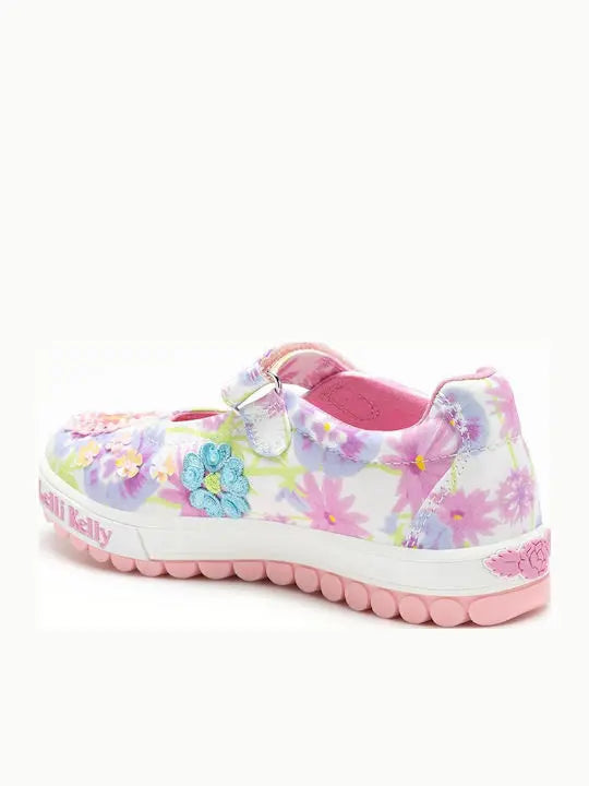 παιδική μπαρέτα κοριτσιού Lelli Kelly με λουλουδάκια άνετη και κομψή για άνοιξη και καλοκαίρι