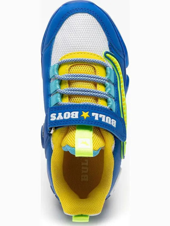 Bull Boys Αθλητικό Ανατομικό Παπούτσι με Σκρατς και Φωτάκια SS25  